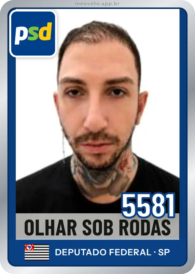 Carta de Olhar Sob Rodas, número 5581, PSD