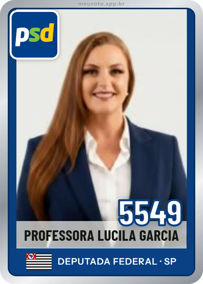 Carta de Professora Lucila Garcia, número 5549, PSD