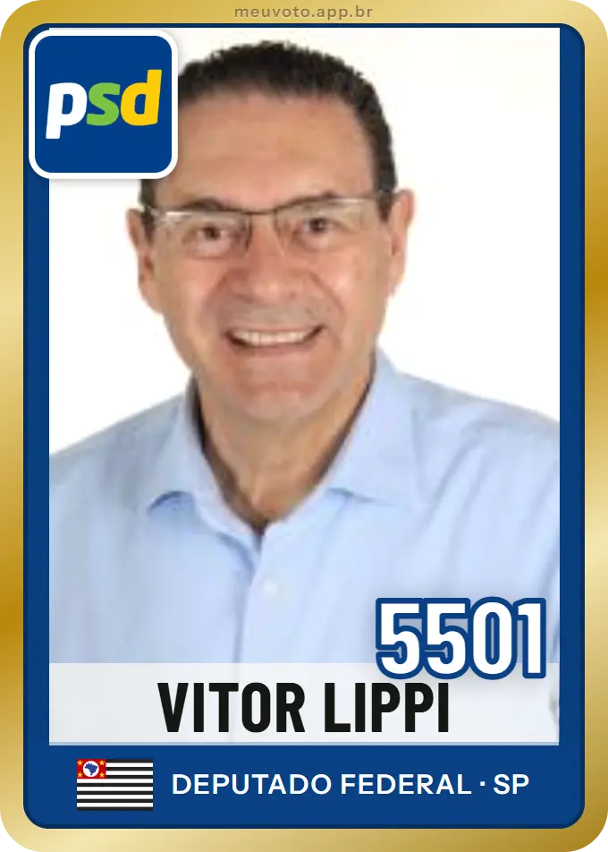 Carta de Vitor Lippi, número 5501, PSD