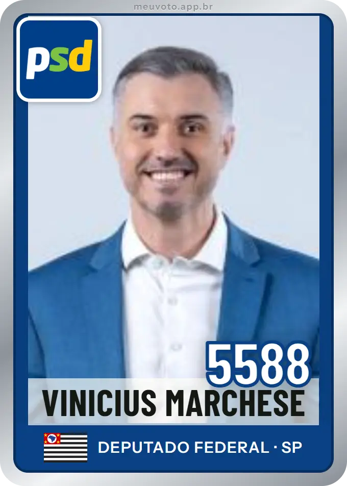 Carta de Vinicius Marchese, número 5588, PSD