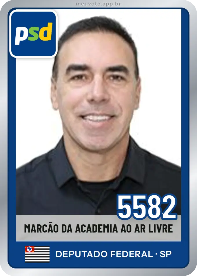 Carta de Marcão da Academia Ao Ar Livre, número 5582, PSD