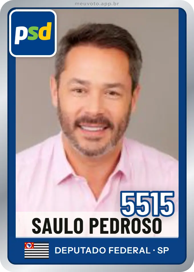 Carta de Saulo Pedroso, número 5515, PSD