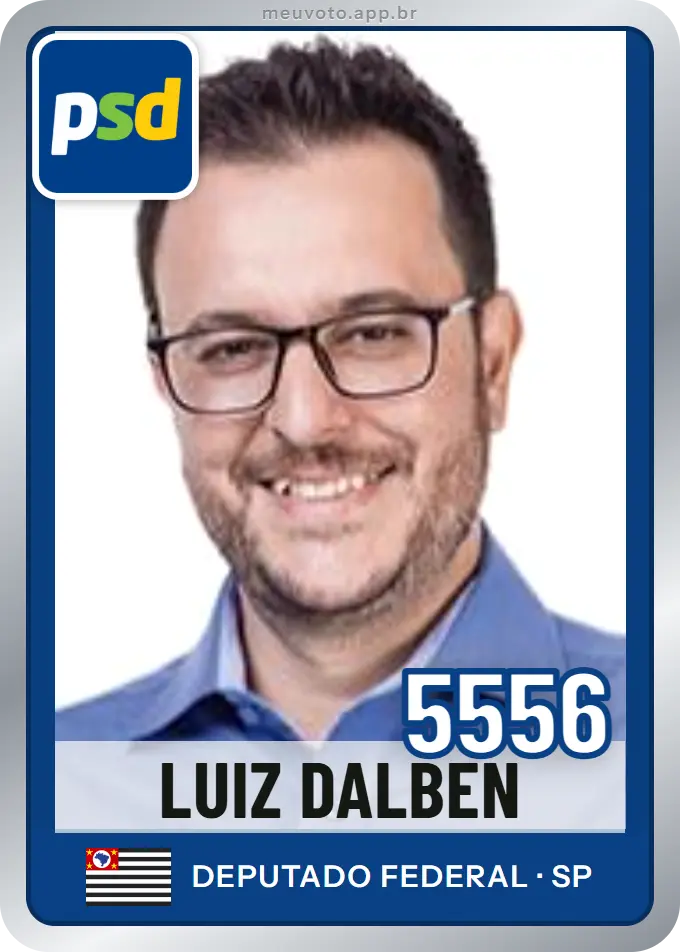Carta de Luiz Dalben, número 5556, PSD