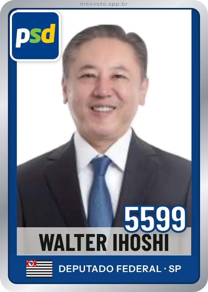 Carta de Walter Ihoshi, número 5599, PSD