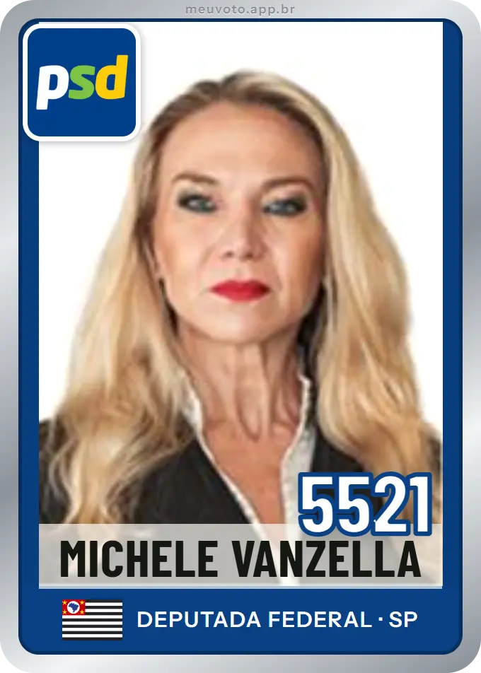 Carta de Michele Vanzella, número 5521, PSD