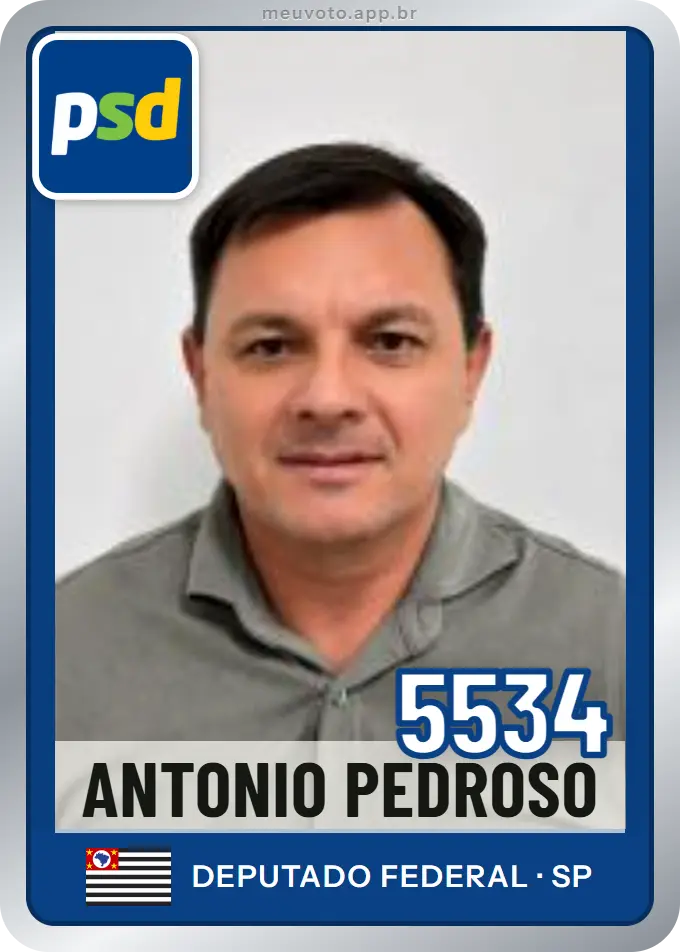 Carta de Antonio Pedroso, número 5534, PSD