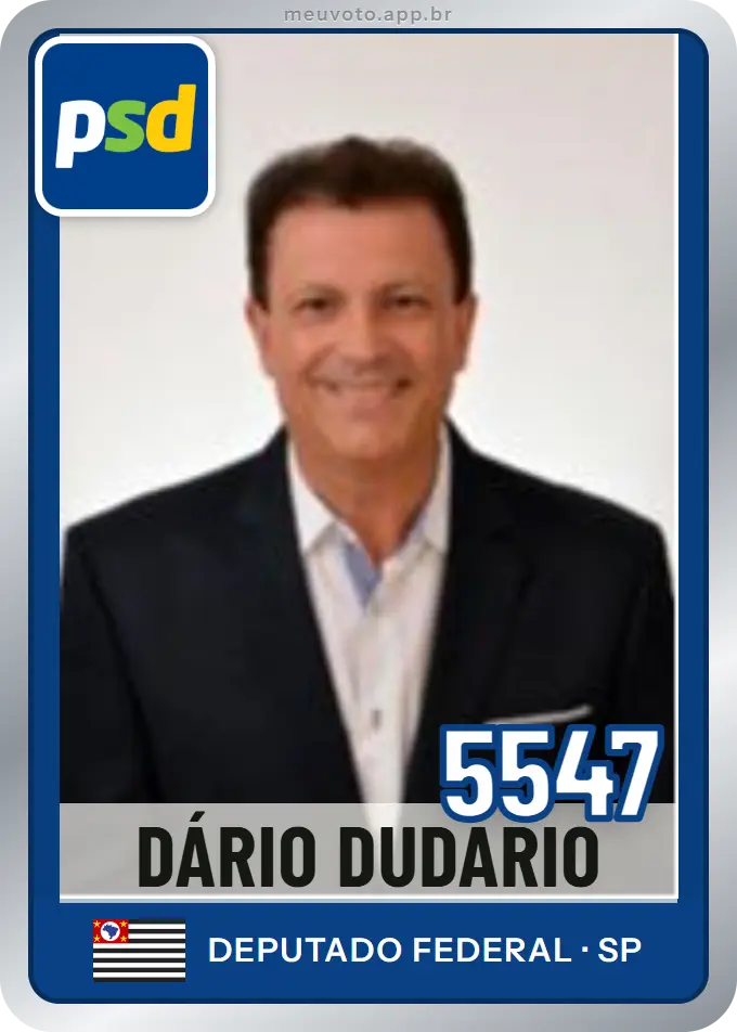 Carta de Dário Dudário, número 5547, PSD