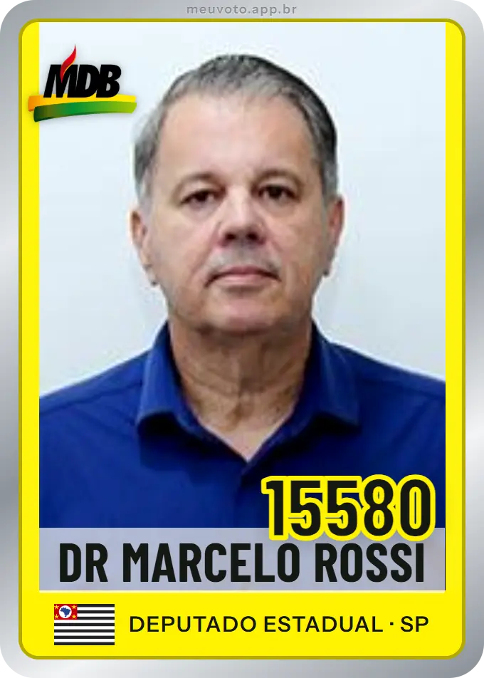 Carta de Dr Marcelo Rossi, número 15580, MDB