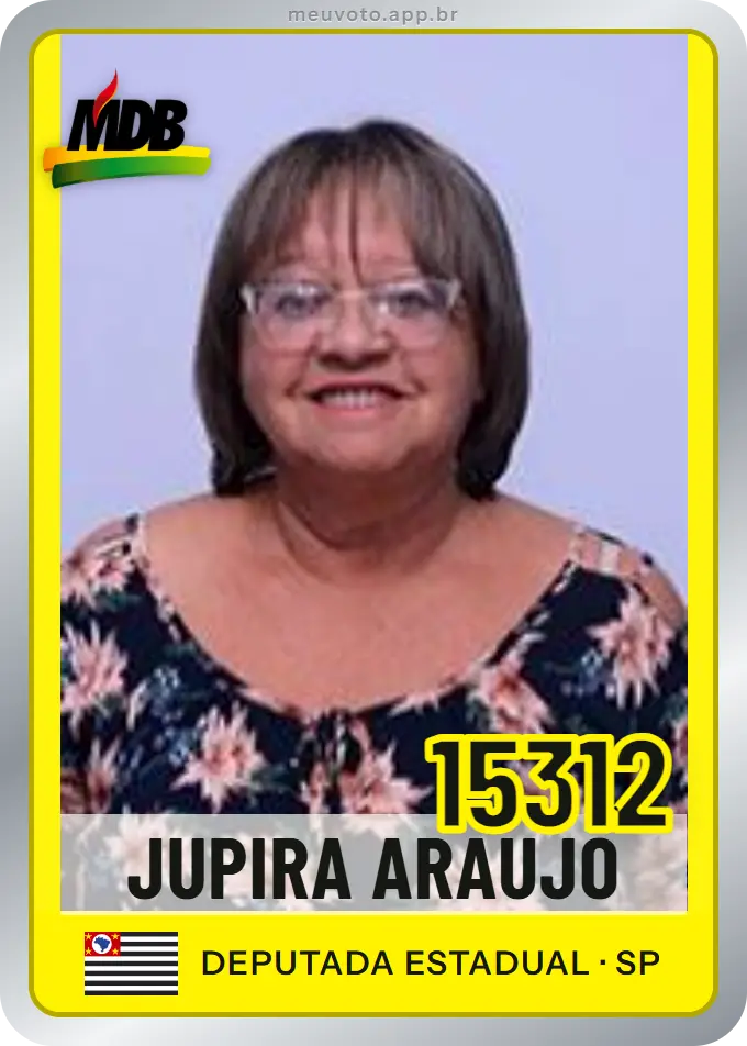 Carta de Jupira Araujo, número 15312, MDB