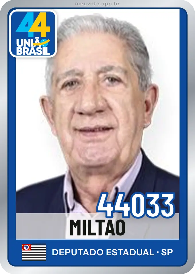 Carta de Miltão, número 44033, União