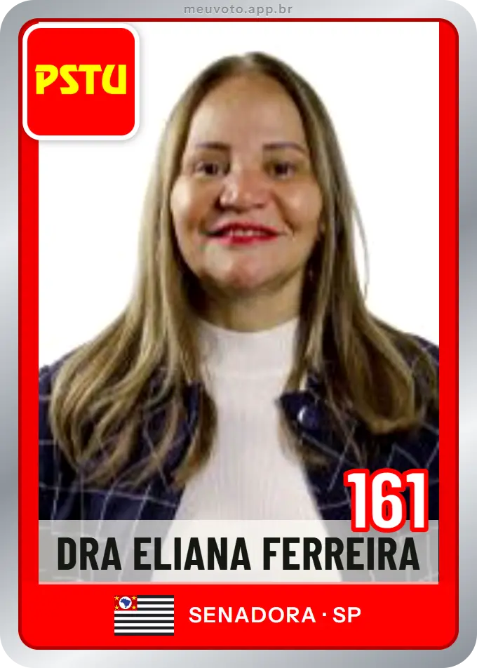 Carta de Dra Eliana Ferreira, número 161, PSTU