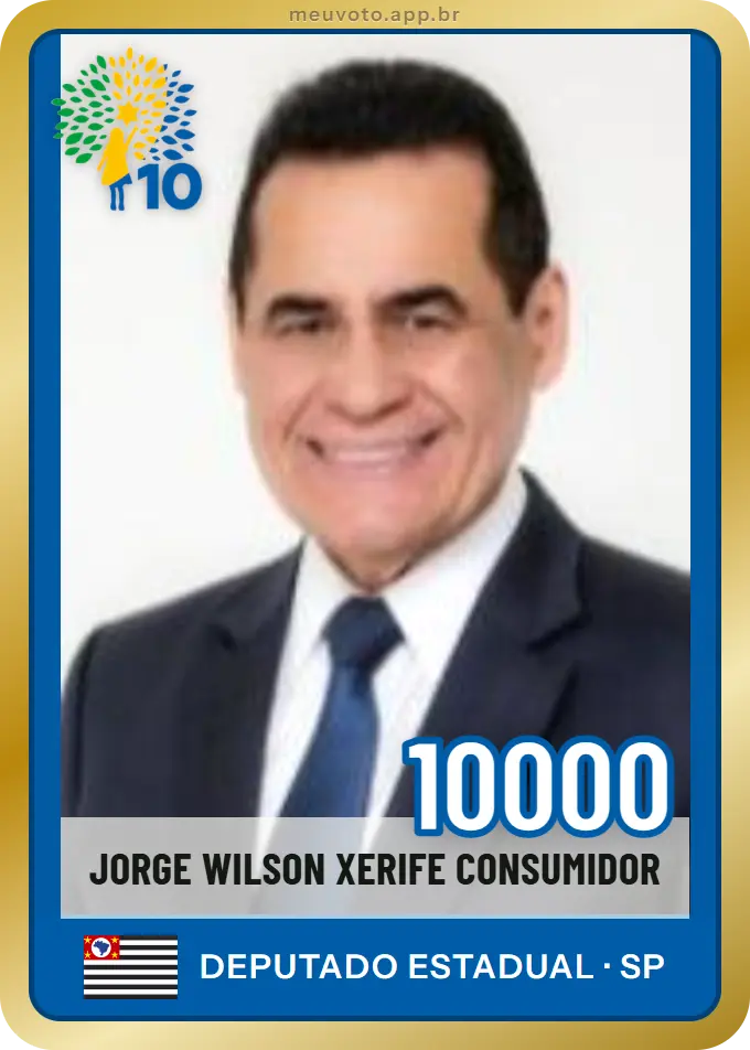 Carta de Jorge Wilson Xerife Consumidor, número 10000, Republicanos