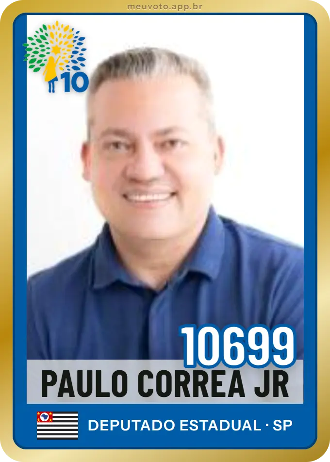 Carta de Paulo Correa Jr, número 10699, Republicanos