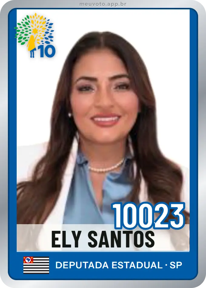 Carta de Ely Santos, número 10023, Republicanos