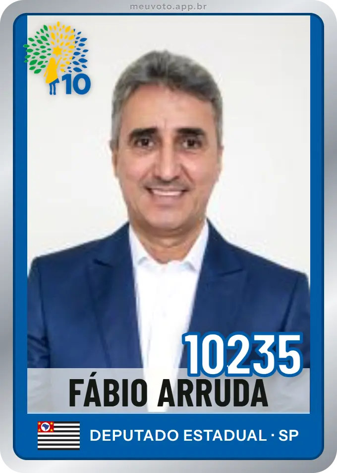 Carta de Fábio Arruda, número 10235, Republicanos