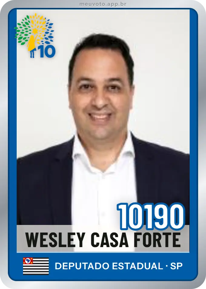 Carta de Wesley Casa Forte, número 10190, Republicanos