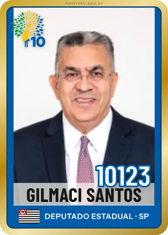 Carta de Gilmaci Santos, número 10123, Republicanos