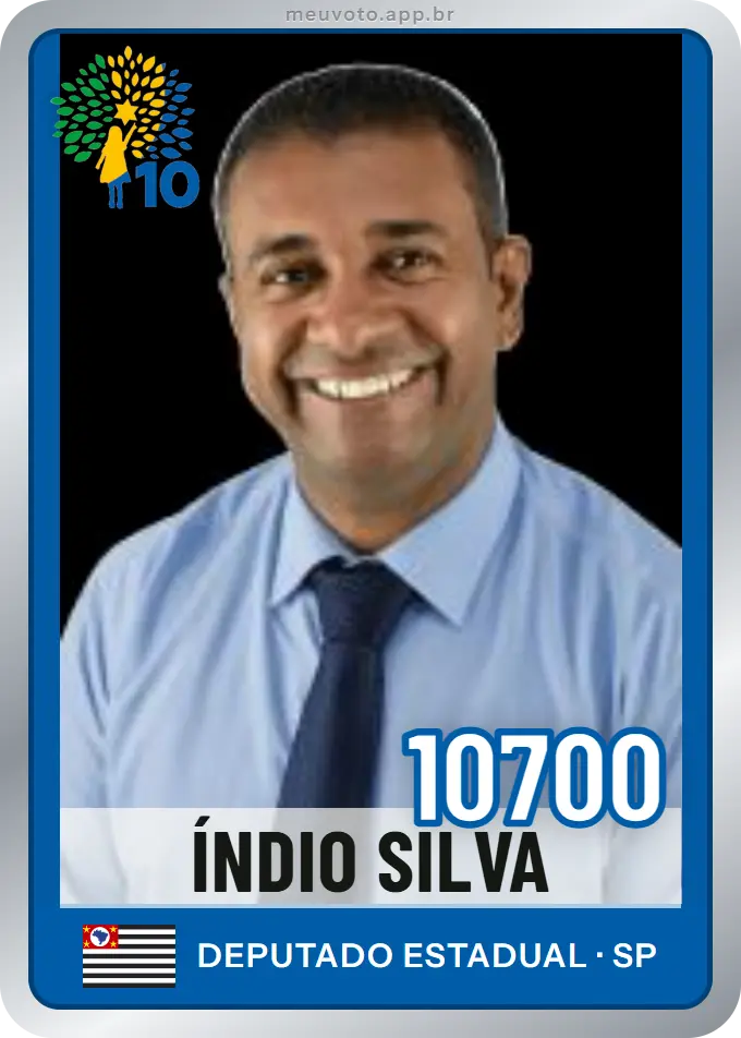Carta de Índio Silva, número 10700, Republicanos
