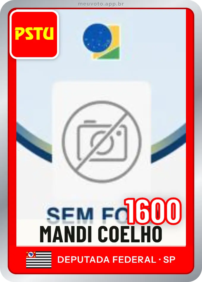 Carta de Mandi Coelho, número 1600, PSTU