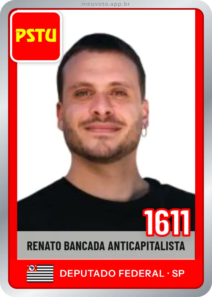 Carta de Renato Bancada Anticapitalista, número 1611, PSTU