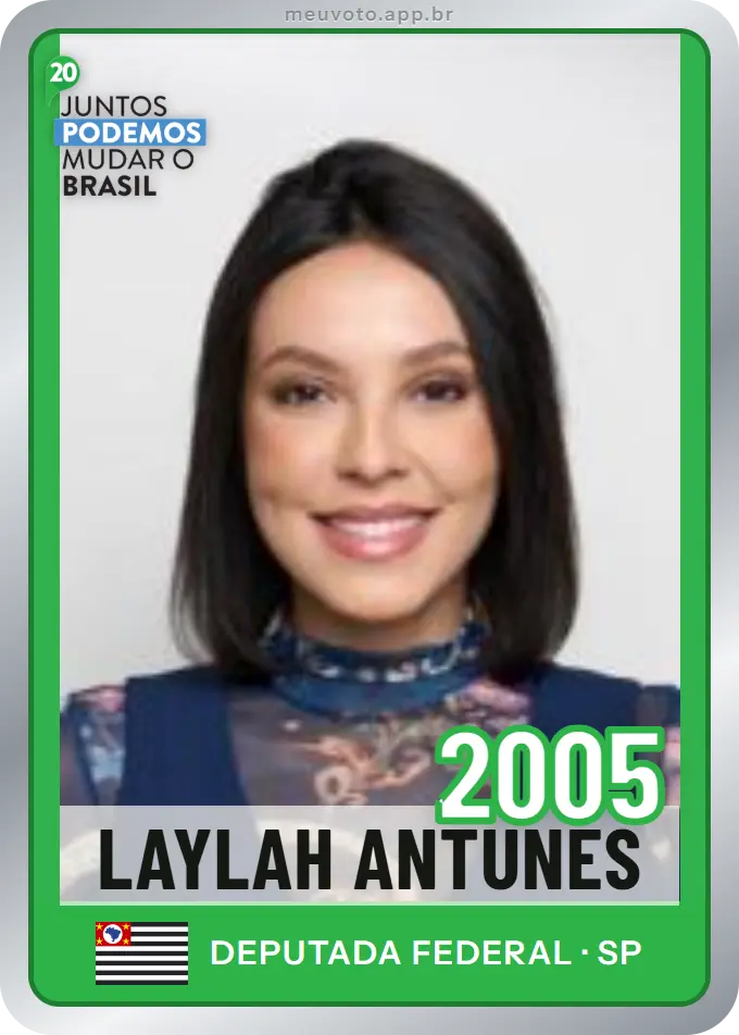 Carta de Laylah Antunes, número 2005, Podemos