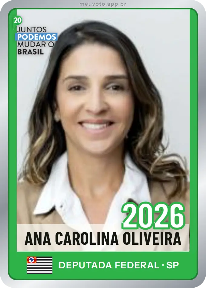 Carta de Ana Carolina Oliveira, número 2026, Podemos