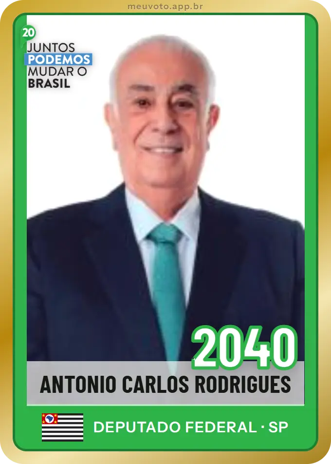 Carta de Antonio Carlos Rodrigues, número 2040, Podemos