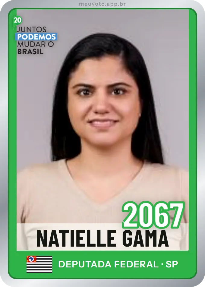 Carta de Natielle Gama, número 2067, Podemos