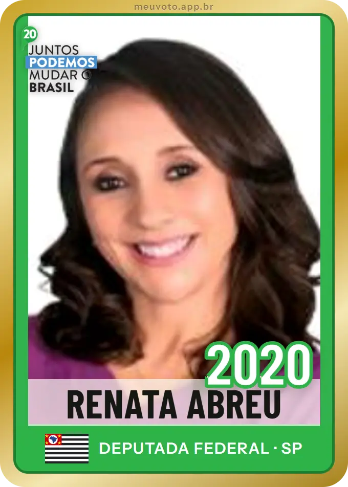 Carta de Renata Abreu, número 2020, Podemos