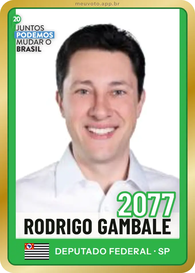 Carta de Rodrigo Gambale, número 2077, Podemos