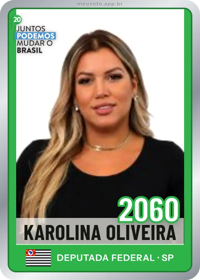 Carta de Karolina Oliveira, número 2060, Podemos