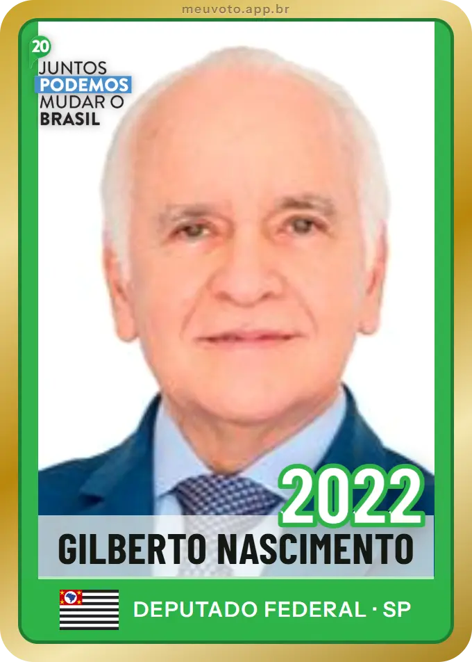 Carta de Gilberto Nascimento, número 2022, Podemos