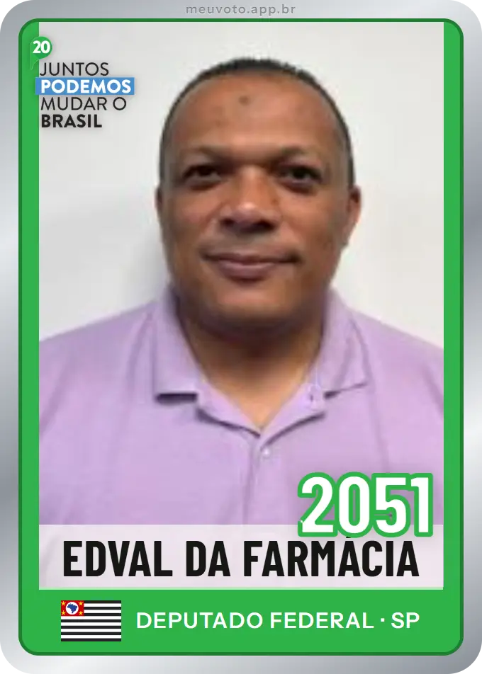 Carta de Edval da Farmácia, número 2051, Podemos