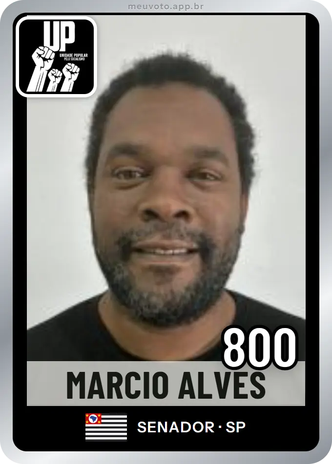 Carta de Marcio Alves, número 800, UP