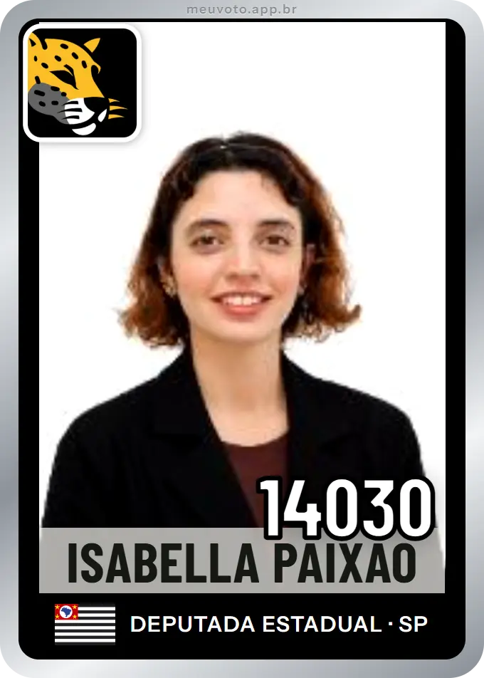 Carta de Isabella Paixão, número 14030, Missão