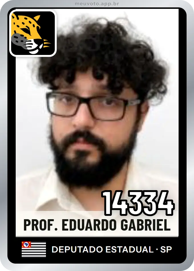 Carta de Prof. Eduardo Gabriel, número 14334, Missão