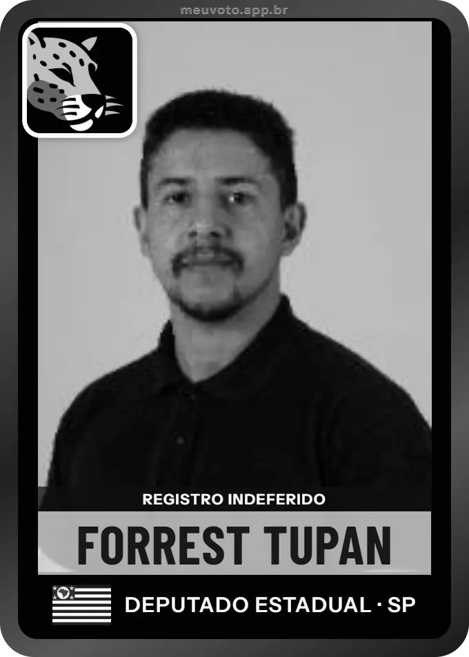 Carta de Forrest Tupan, Missão. Teve o registro indeferido pelo TSE e não vai à urna.