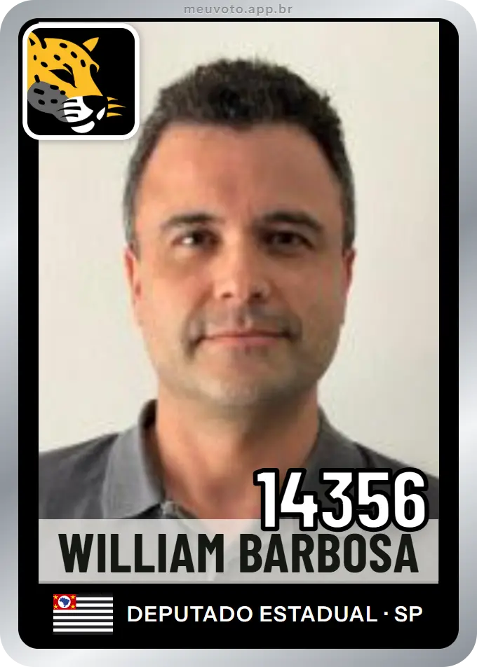 Carta de William Barbosa, número 14356, Missão