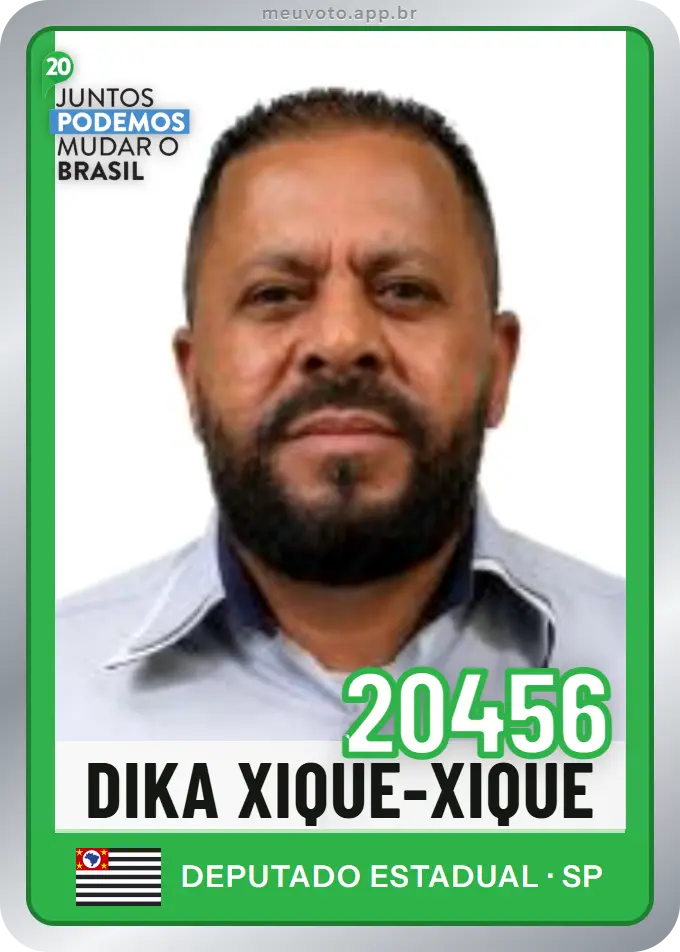 Carta de Dika Xique-Xique, número 20456, Podemos