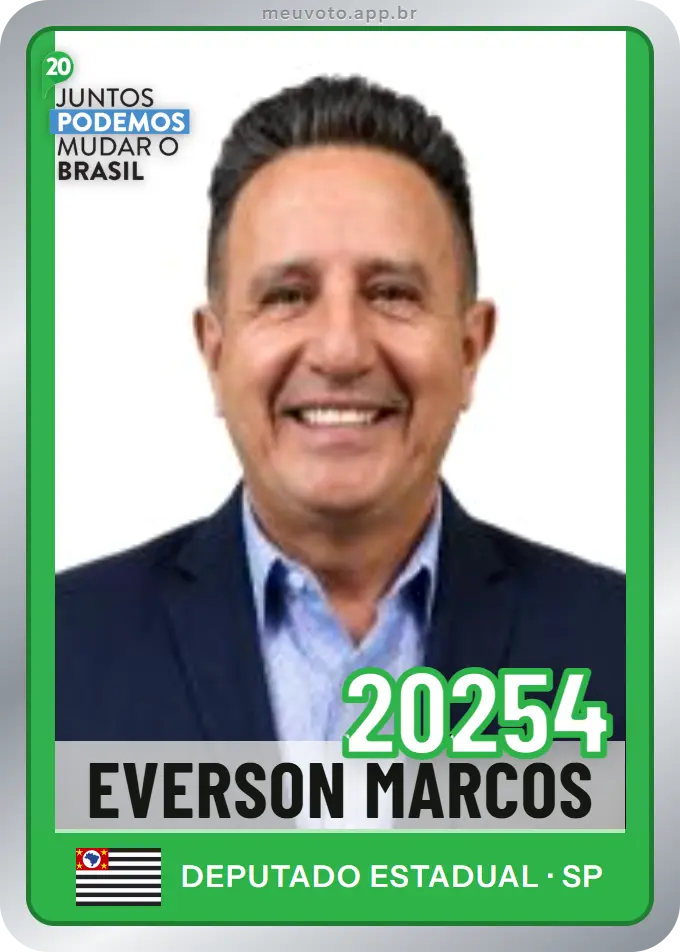 Carta de Everson Marcos, número 20254, Podemos