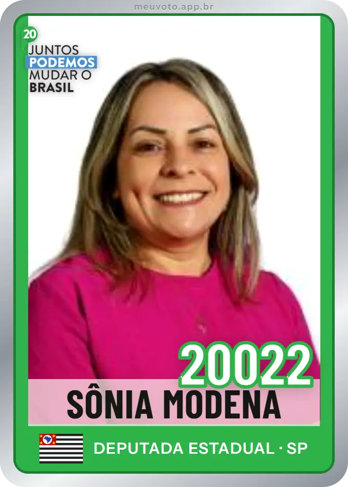 Carta de Sônia Modena, número 20022, Podemos