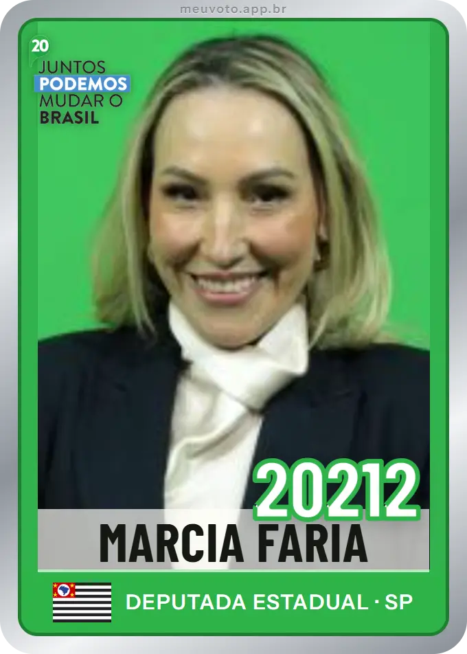 Carta de Marcia Faria, número 20212, Podemos
