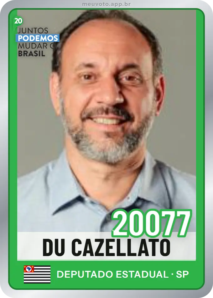 Carta de Du Cazellato, número 20077, Podemos