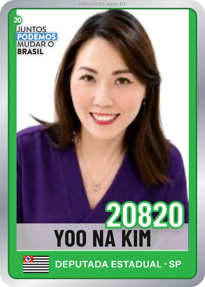 Carta de Yoo Na Kim, número 20820, Podemos