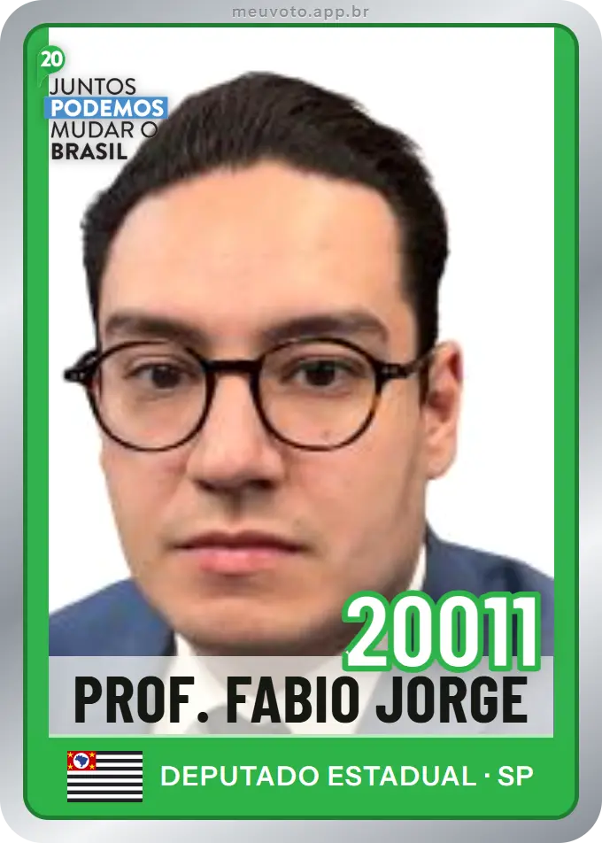 Carta de Prof. Fabio Jorge, número 20011, Podemos