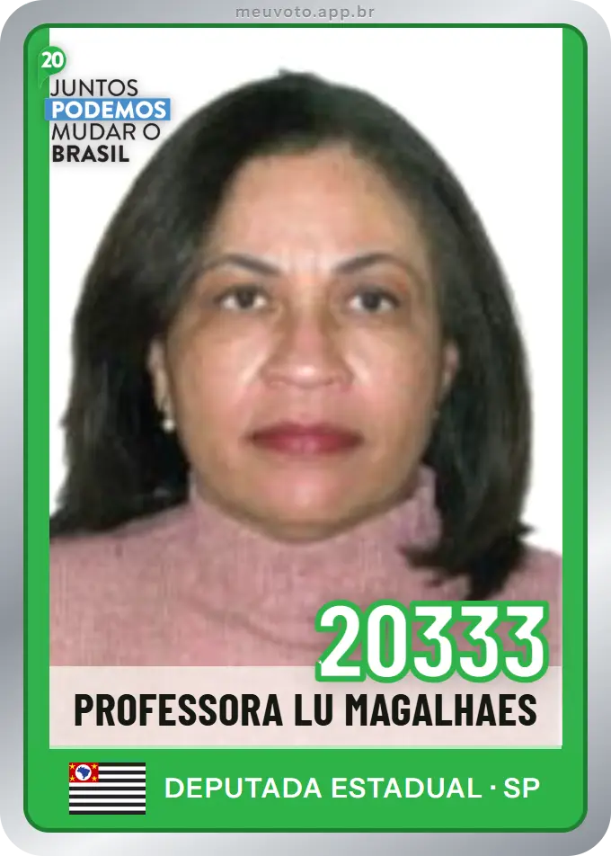 Carta de Professora Lu Magalhaes, número 20333, Podemos