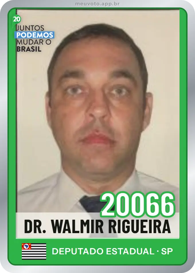 Carta de Dr. Walmir Rigueira, número 20066, Podemos