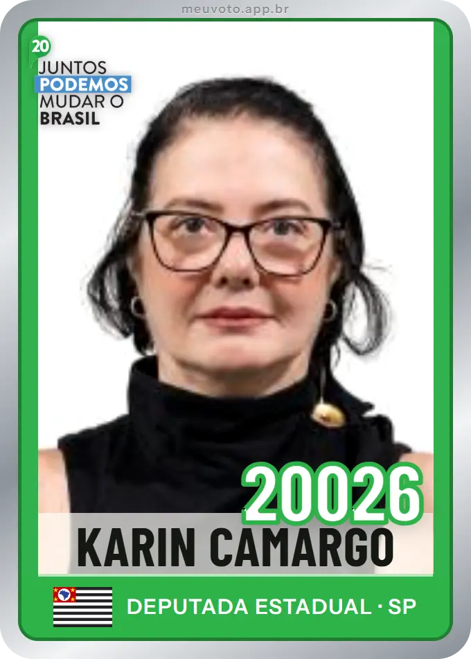 Carta de Karin Camargo, número 20026, Podemos