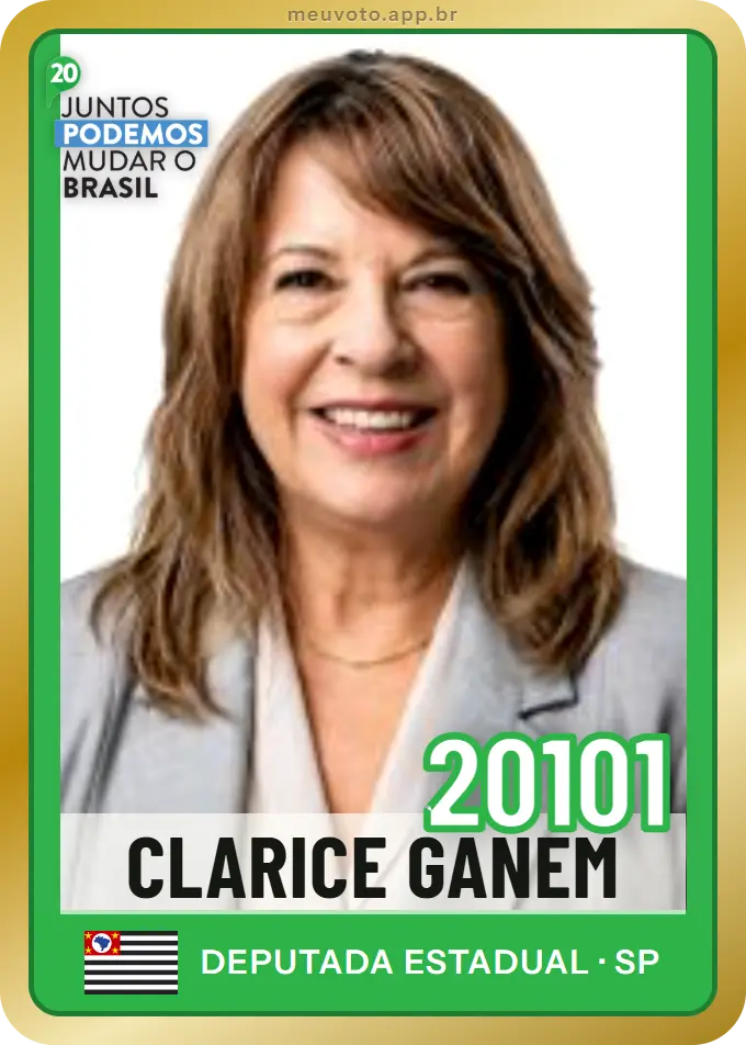 Carta de Clarice Ganem, número 20101, Podemos