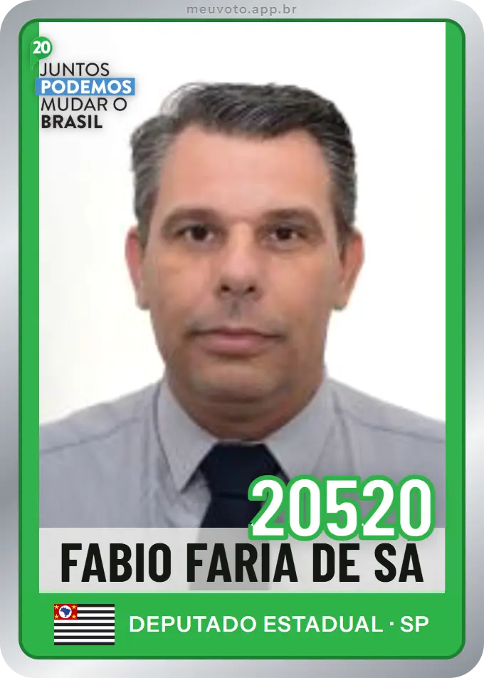 Carta de Fabio Faria de Sá, número 20520, Podemos